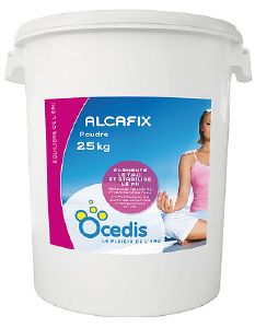 Augmente le TAC de l'eau de piscine - Alcafix poudre<br>OCEDIS ® Seau de 25kg
