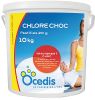 Chlore Choc piscine pastille 20g<br>OCEDIS ® Seau 10kg
