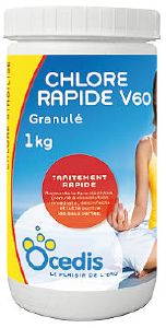 Chlore Rapide granulé<br>OCEDIS ® Pot 1kg