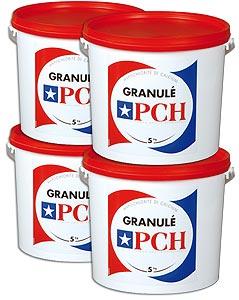 Hypochlorite de calcium granulé pour piscine<br>PCH ® pack 4 x 5kg