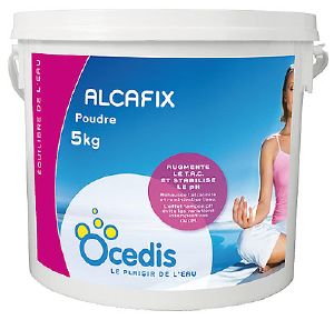 Augmente le TAC de l'eau de piscine - Alcafix poudre<br>OCEDIS ® Seau de 5kg