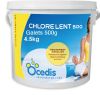 Chlore Lent piscine galets 500 g<br>OCEDIS ® seau de 4.5kg