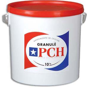 Hypochlorite de calcium Granulé<br>PCH ® Seau de 10 kg