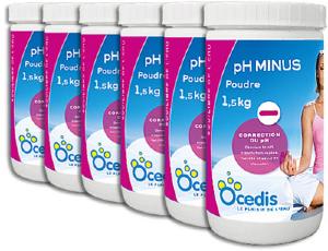 pH MOINS poudre<br>OCEDIS ® pack 6x1.5kg