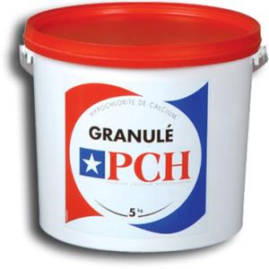 Hypochlorite de calcium Granulé<br>PCH ® Seau de 5kg